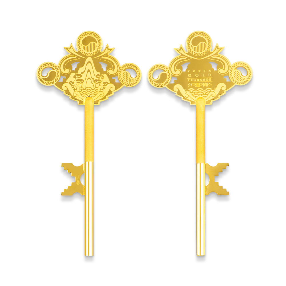 일월오봉도 순금열쇠 37.5g